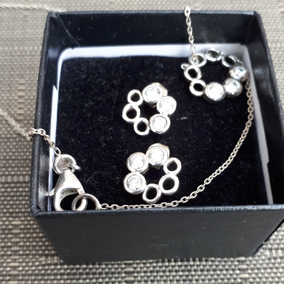 Silpada 16" neclace & earring set - Picture 1 of 3